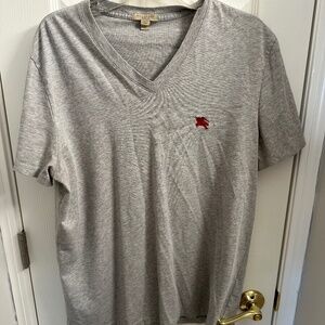 Burberry V-Neck T-Shirt